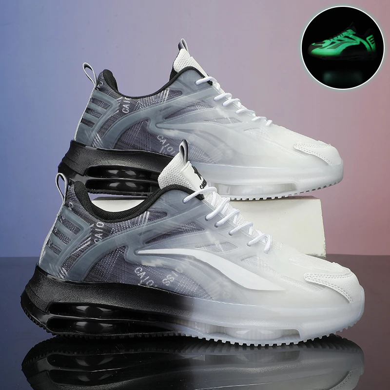 Tênis Amortecedor Respirável Unissex para Corrida e Esportes