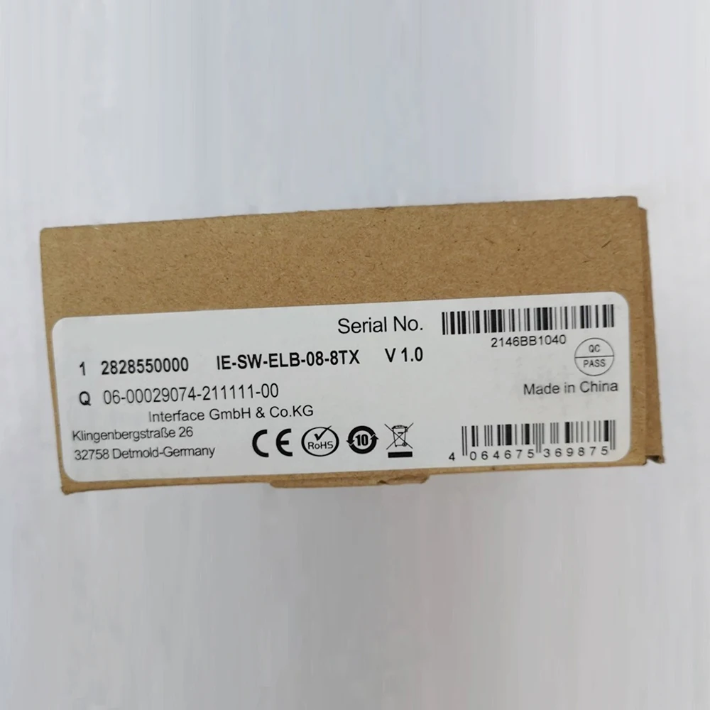 2828550000 For Weidmuller Industrial Switch IE-SW-ELB-08-8TX 1 2828550000 For Weidmuller Industrial Switch IE SW ELB 08 8TX