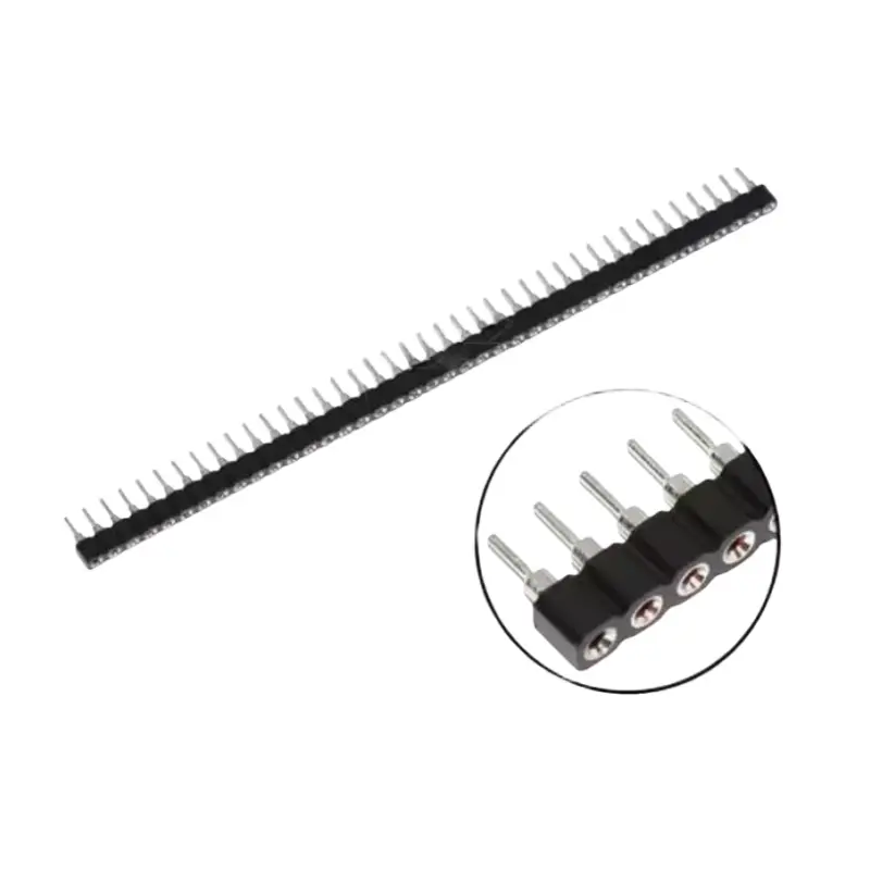 10Pcs/Lot Single Row 40Pin 2.54mm Round Female Pin Header image 3