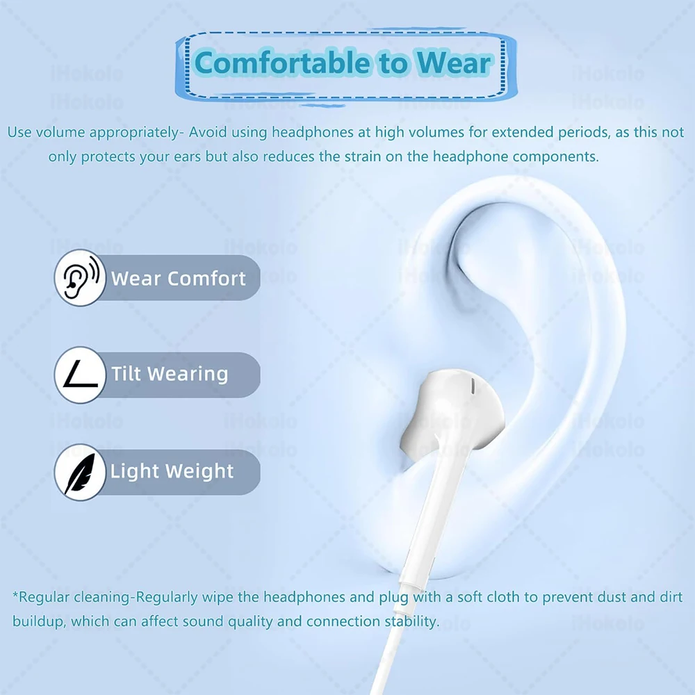 Cuffie in-ear usb-c cablate per smartphone_voghion.com