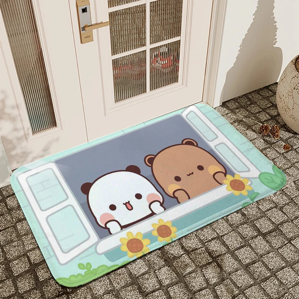 

Bubududu Carpet for Kitchen Mat Super Absorbent Bathroom Rug Non Slip Carpet Entrance Door Doormat Balcony Floor Bath Mat Mats