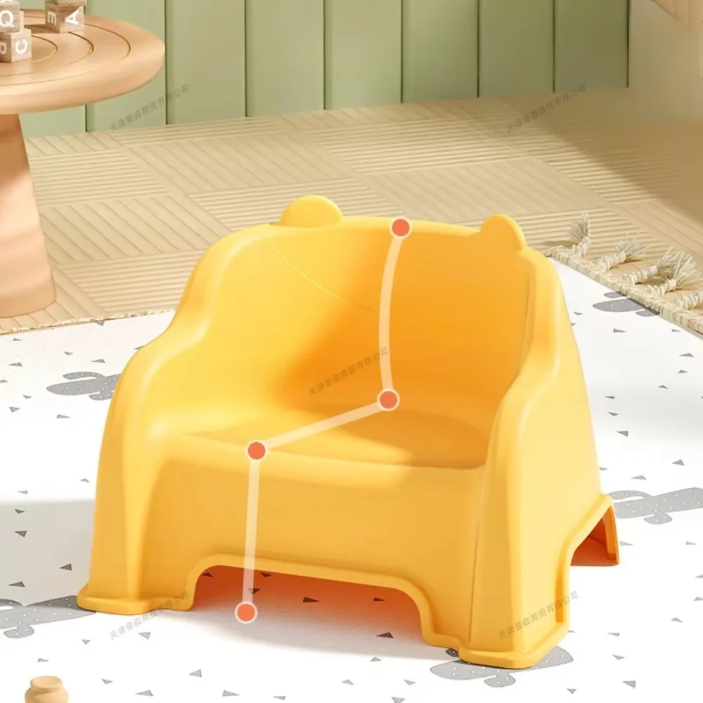 Folding Stool Baby Footstool Portable Household Children's Stool Baby Stackable Plastic Low Stool Living Room Outdoor for Kids Space Saving Furniture