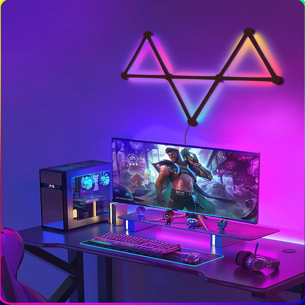 اضاءة مثلثة تفاعلية ذكية | TRIANGLE RGB WITH WIFI