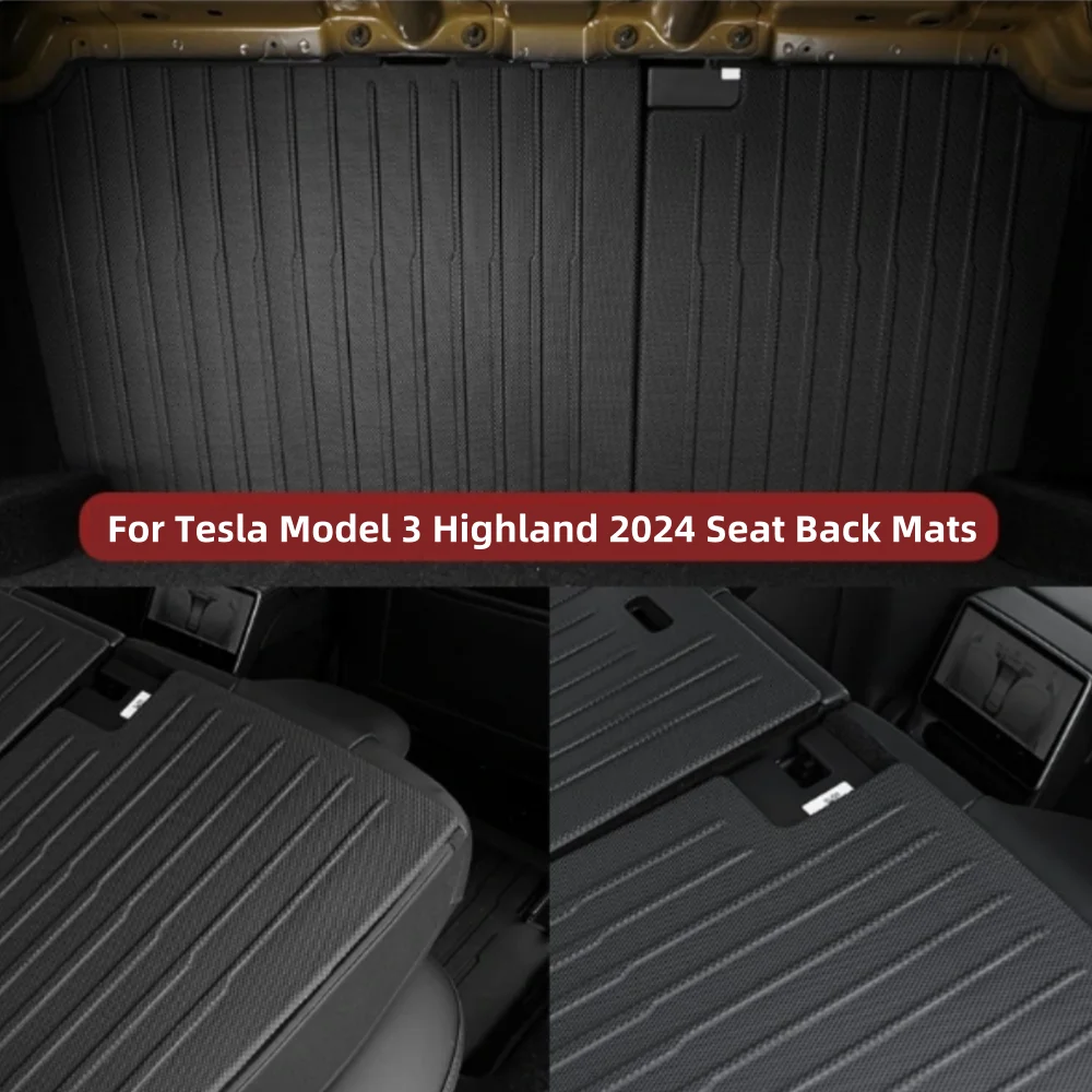 Car Floor Mats Cargo Liner TPE Pads Left Right Rubber Accessories For Tesla Model 3 Highland car floor mats,floor mats