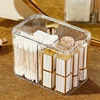 Acrylic Swabs Cosmetic Organizer Storage Box Desktop Dust-Proof Makeup Removal Cotton Lipstick Cosmetics Organization Holder 5