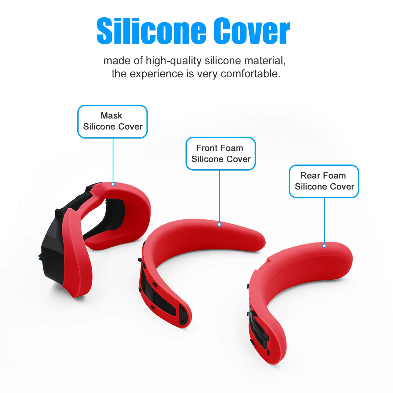 For Oculus Rift S Face Cover Virtual Reality Replacement Face Mat VR Headset Eye Pad Washable Foam For Oculus Rift S Accessories