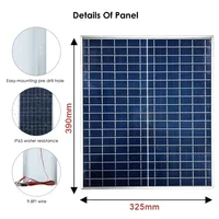 Kit de panneaux solaires 1000W /500WS, panneau solaire 12V, contrôleur 100A, Port USB, chargeur de batterie solaire Portable pour Camping en plein air, RV Mobile 6