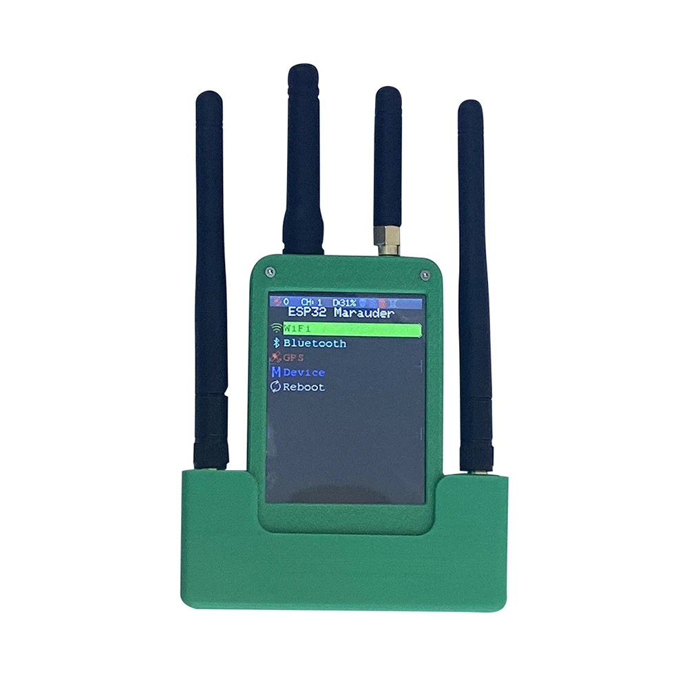 FFYY-듀얼 밴드 5G ESP32-C5 GPS 4 in 1 433Mhz 마루더 제로 외부 모듈 2.8인치 화면 포함 신호/데이터 분석용