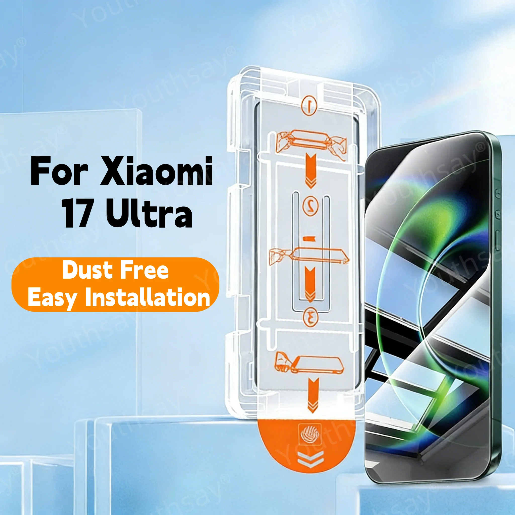 Ultra Dust-Free Easy Installation Tempered Glass Screen Protector