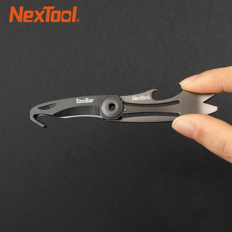 

Nextool taobar multi-função edc abridor de caixa cortador mini faca de resgate chave de tamanho multi-ferramenta ferramentas cri