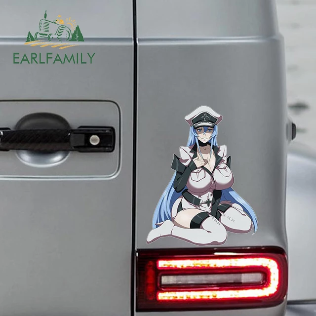Esdeath V2 Akame Ga Kill Weatherproof Anime Sticker 6 Car Decal