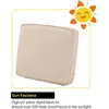 Thickened Material Outdoor Courtyard Garden Cushion Cover Replacement Cushion Sofa Furniture Waterproof Outer Zipper Design 1