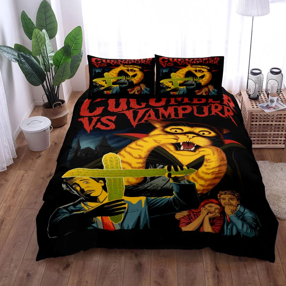 Gaming Zone Art Duvet Cover Set King Queen Double Full Twin Single Size Bed Linen Set
