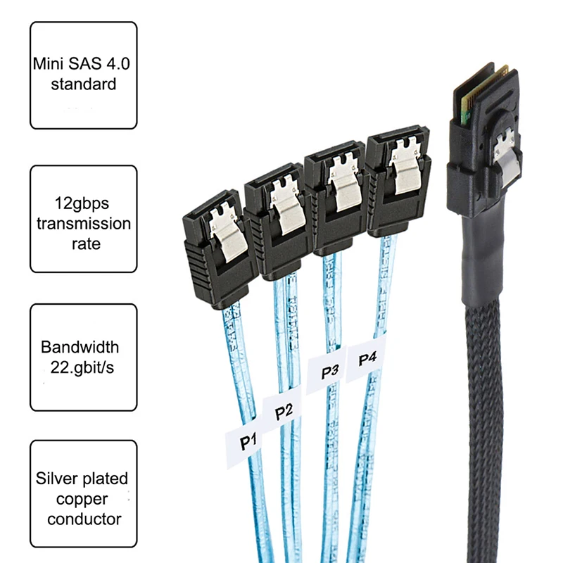 SAS-SATA-Cable-Mini-SAS-SFF-8087-To-4-SATA-Cable-Mini-SAS-4i-SFF8087 ...