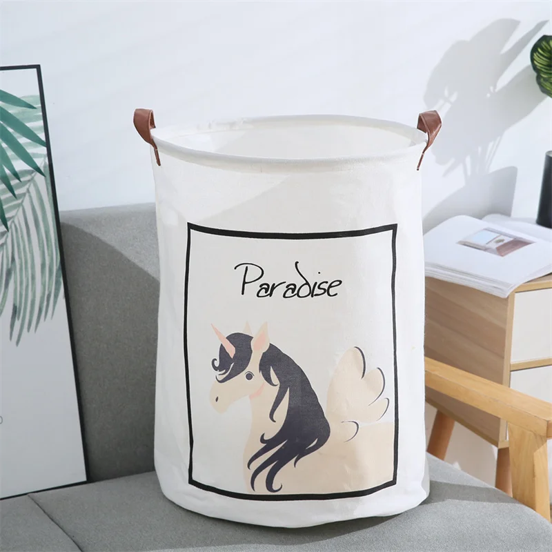 

Household Fabric Dirty Cloth Basket Dirty Cloth Basket Folding Toy Cloth Storage Basket for Dirty Cloth Storage Bucket Laundry B