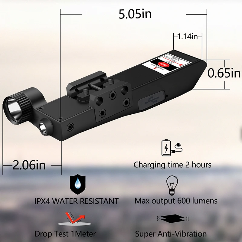 Tactical Green Dot Laser Sight Led Flashlight Weapon Floodlight Light Picatinny Rail for Riflescope Airsoft Hunting Accessories