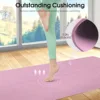 Yoga Mat Pilates Fitness Mat 3/4/6mm Thicknes Non Slip Yoga Cushion Travel Fitness Exercise Pad for Women Home Gym Floor Workout 5