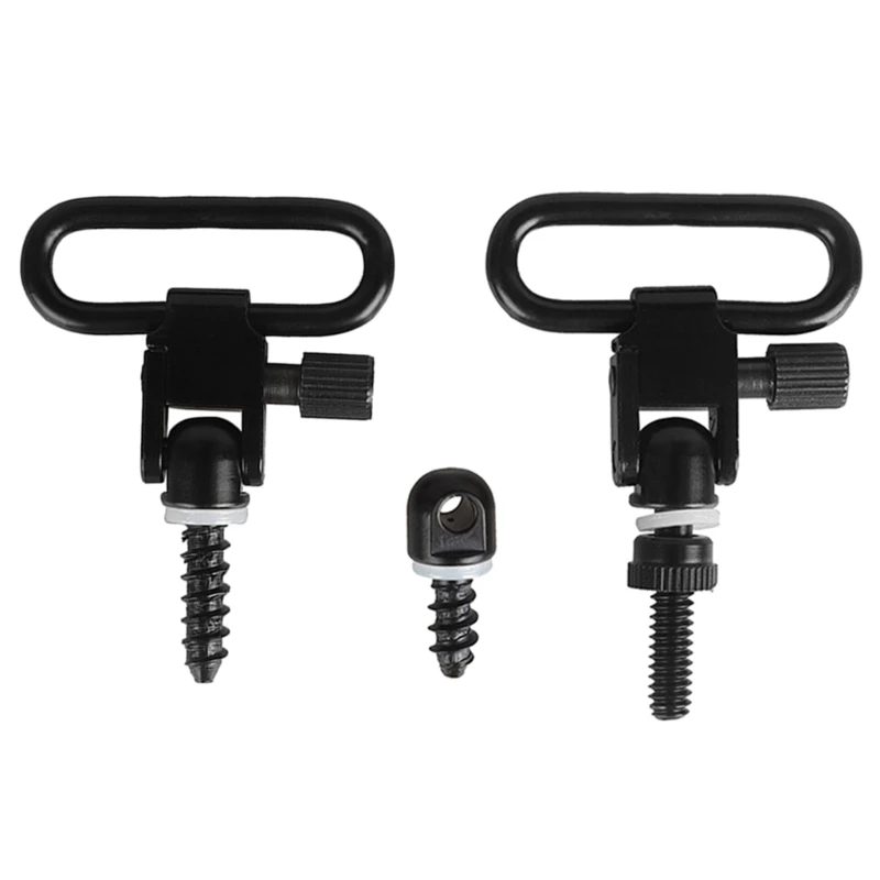 

Quick Detach Sling Swivel Mounts Set 1.25Inch Two-Point Sling Swivel With 3 Sling Swivel Studs, QD Sling Swivel Mounting