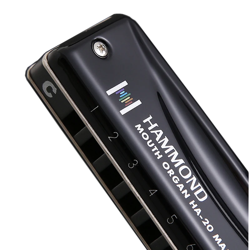 Diatonic harmonica,mouth harp Suzuki 10 Holes Diatonic Harmonica Professional Blues Armonica Hammond HA-20 Harp Mouth Organ Japan Musical Intruments 20 Notes