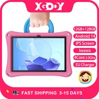 XGODY 10 Inch Kids Tablet Android 14 Kid Learning Education Tablets 12GB(4+8expand)RAM+128G 4core 7000mAh WiFi Children's Gift 1