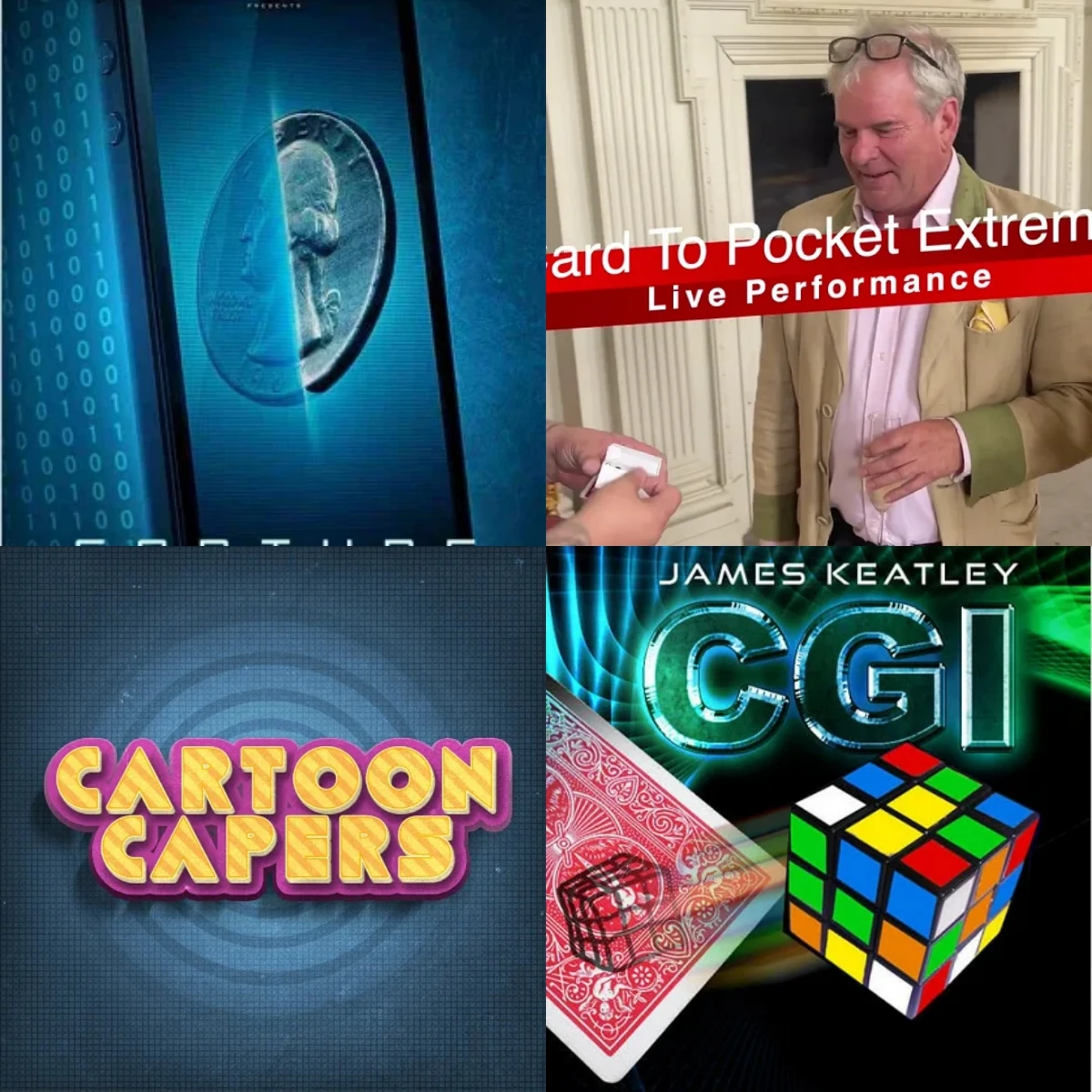 Cattura Di Luke Dancy,Card To Pocket Extreme Di Tony Petty,Cartoon Capers Di Gary Jones,Cgi Di James Keatley - Magic Tricks