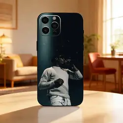 Stylish Hot Rapper Shockproof Silicone Phone Case Cover - iPhone 12 Mini (-1)