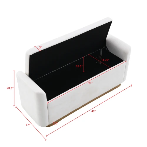 Upholstered Storage Bench 5