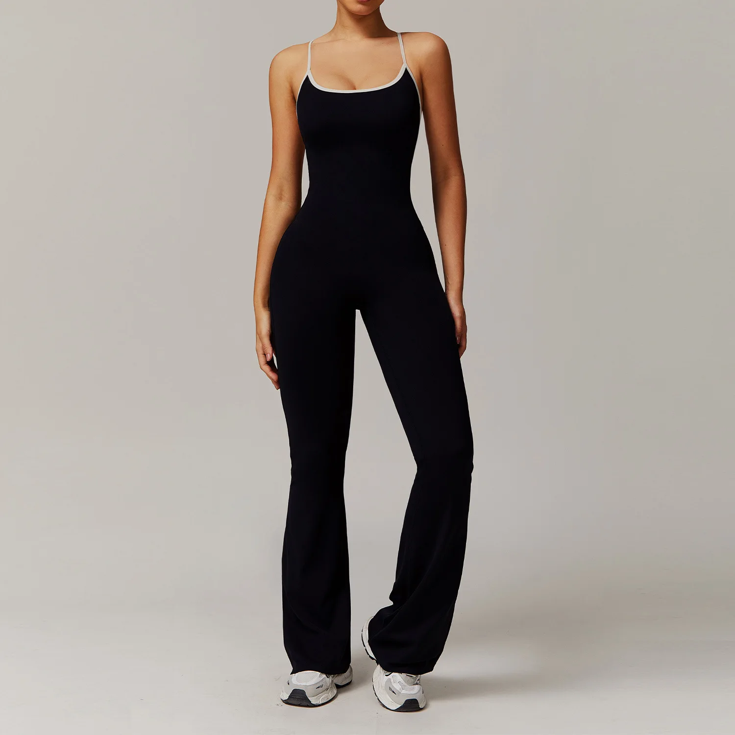 Fitness Jumpsuit Sportswear Women Gym Set Cross Adjustable Sports Bodysuit Running One Piece Yoga Suit Sexy Backless Romper 3