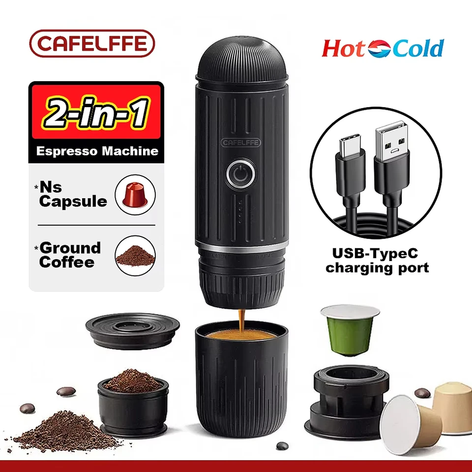 Machine à Café Expresso Portable Sans Fil – Cafelffe, électrique, Neuve
