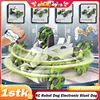 RC Robot Dog Electronic Stunt Dog Dual Mode Light Music Song Drift Rotation Mechanical Dog Spray Control for Kids Adults Toys 1