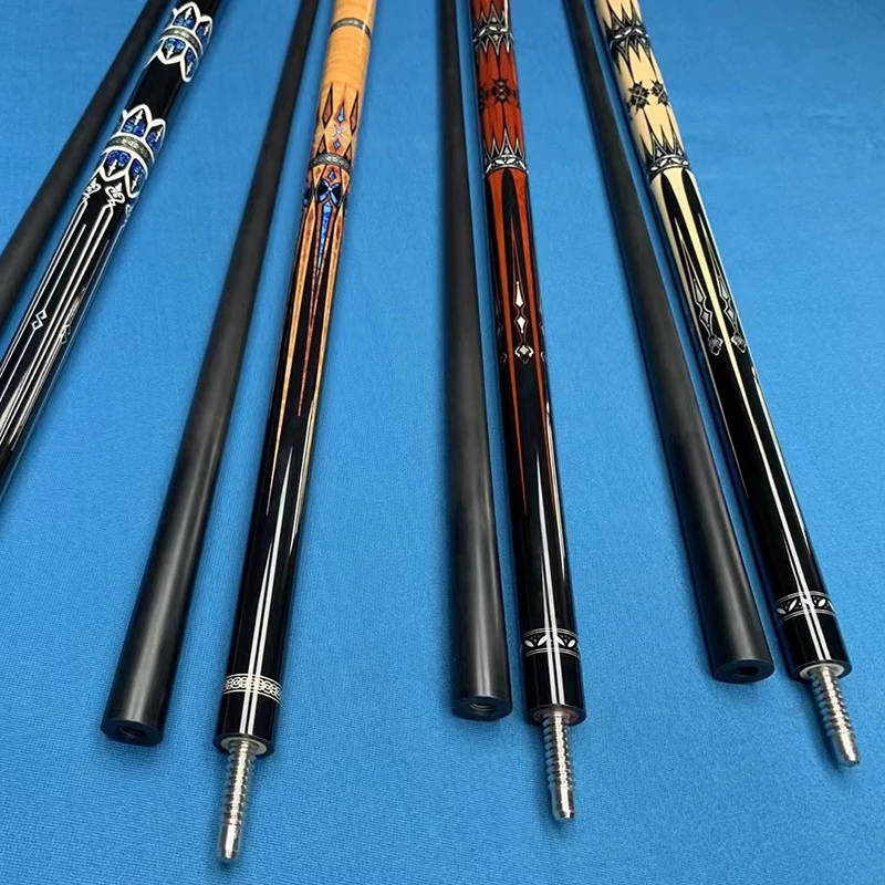 2026프리미엄 YFEN M1-M4 58인치 카본 파이버 12.5mm 1/2 당구 큐 연장대 포함