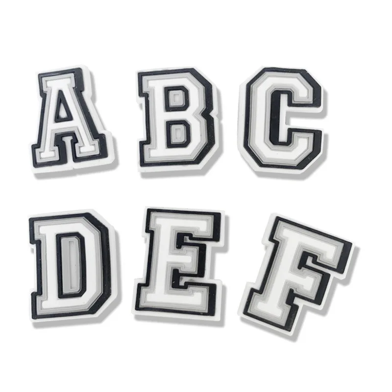 Shoe Charms Shoe Decorations Letter Crocs Accessories Women Men Kids