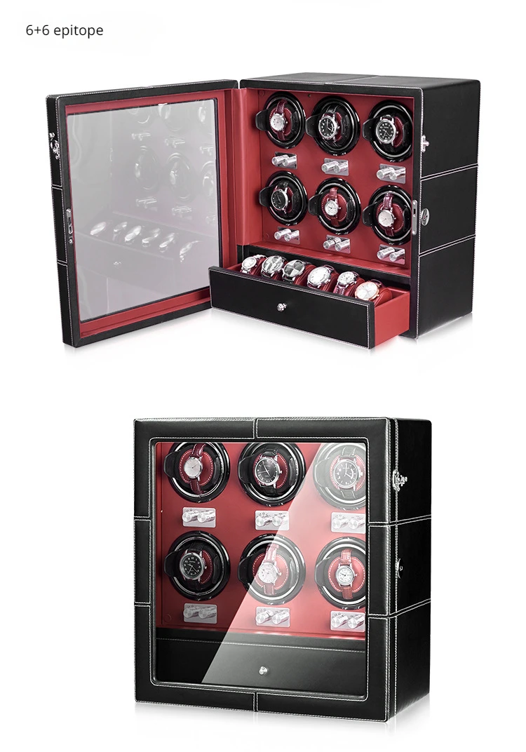 Silent Movement Watch Winders Automatic Rotating Winder Watch Box