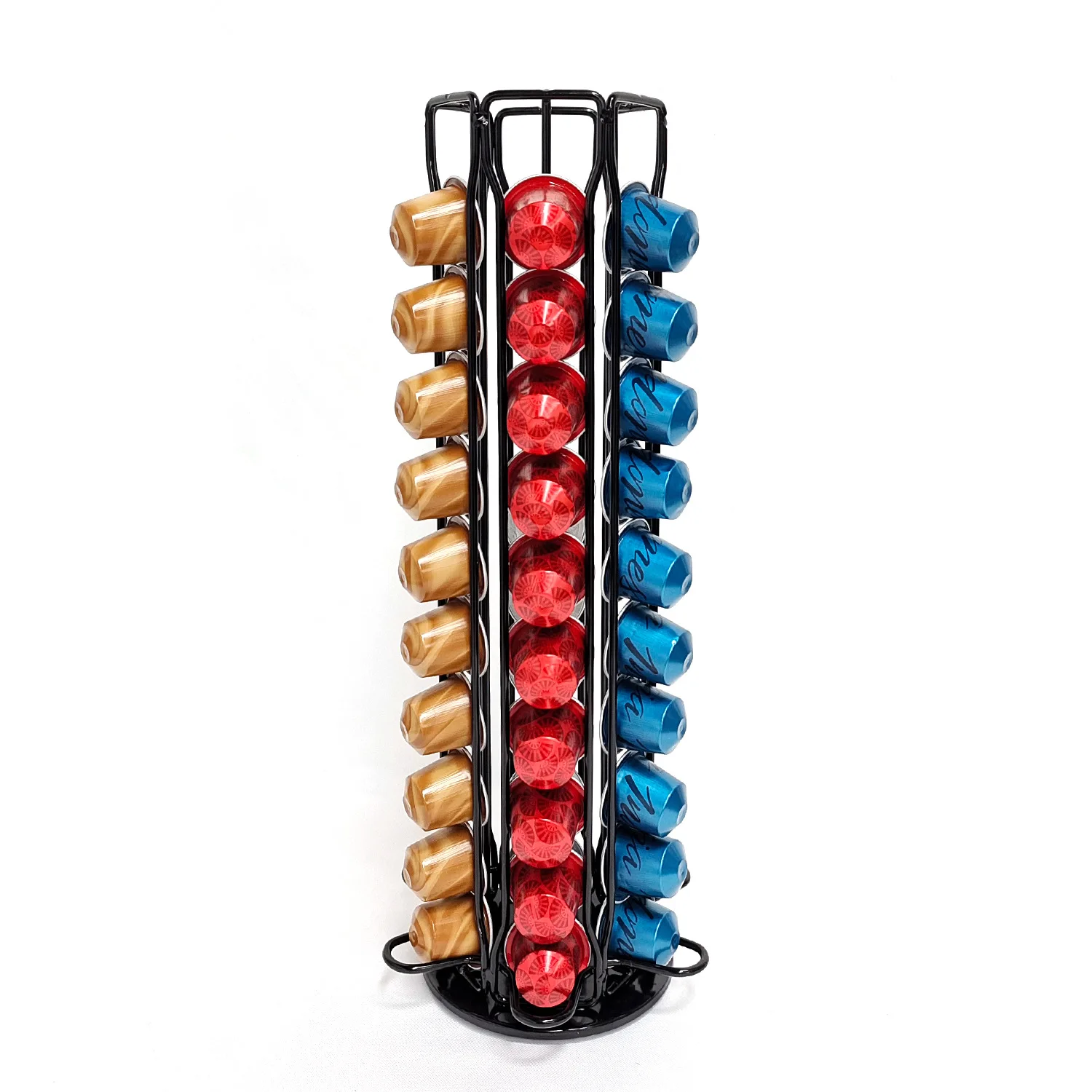 Practical Coffee Capsule Holder Tower Stand For 60 Nespresso Capsules  Storage soporte capsulas nespresso Coffee Pod Holder