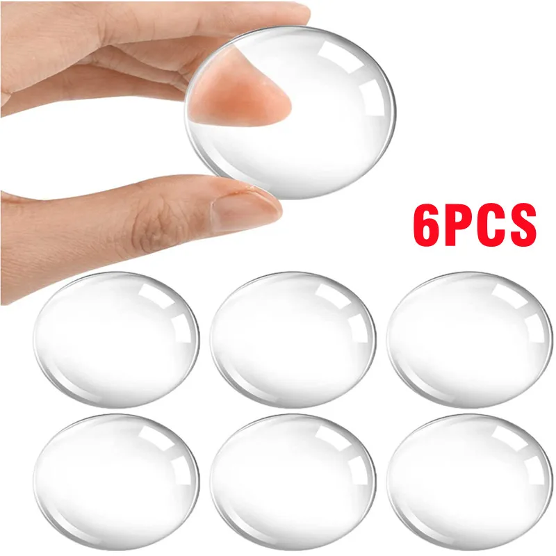 door knob wall shield Clear Soft Rubber Door Stopper door handle bumper Mute Stickers Wall Protector Muffler Pad Protective Plug silicone door stopper door stopper bumpers door stopper silicone door sticker