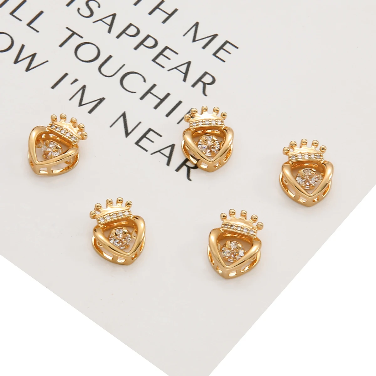 

1 шт. позолоченная медная корона, подвеска, украшение с отверстием, сделай сам, ювелирные изделия, браслет, ожерелье, подвеска, материал обработки, аксессуары