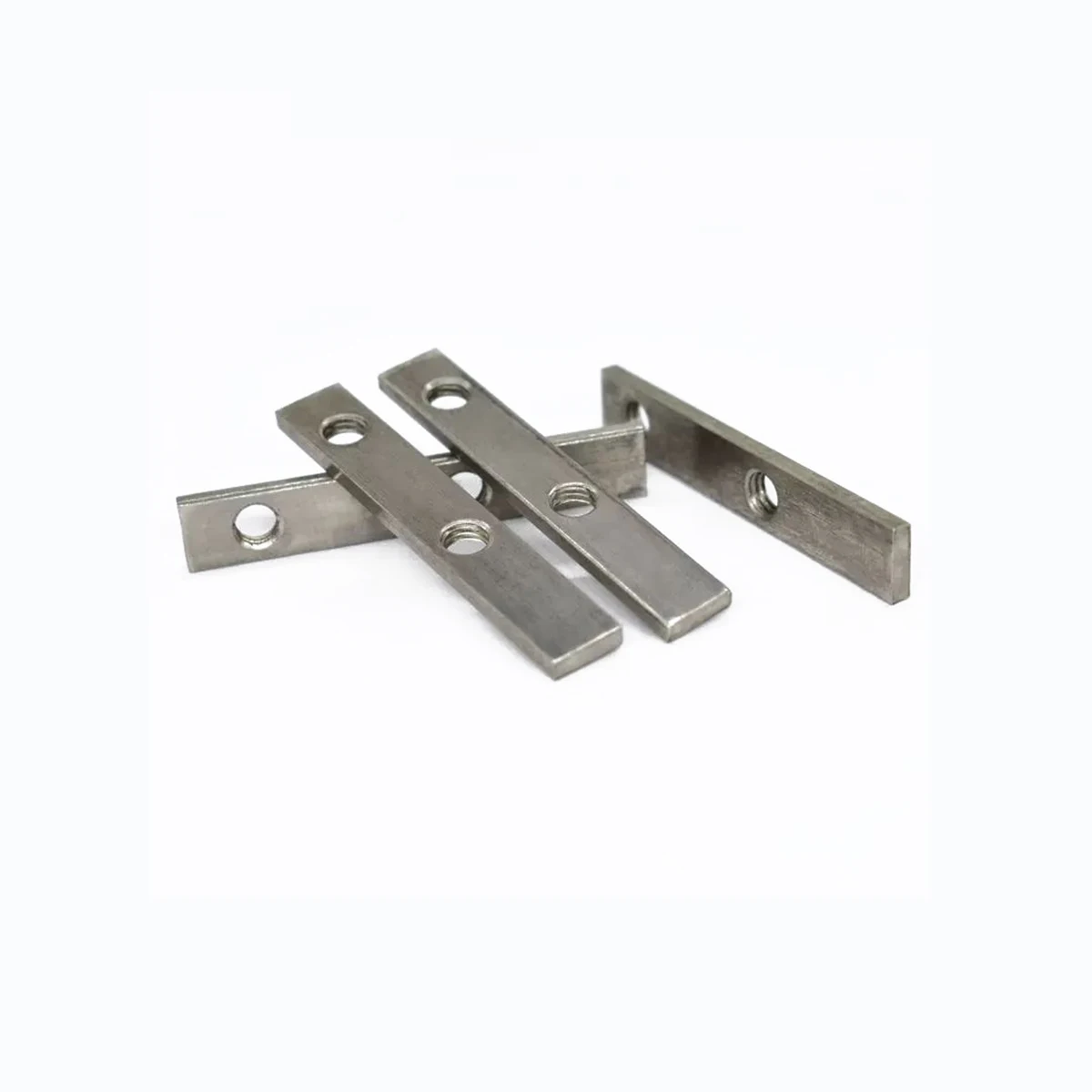 304 Stainless Steel Non-Standard Rectangular Porous Nut Aluminum Profile Special Accessory M4M5M6