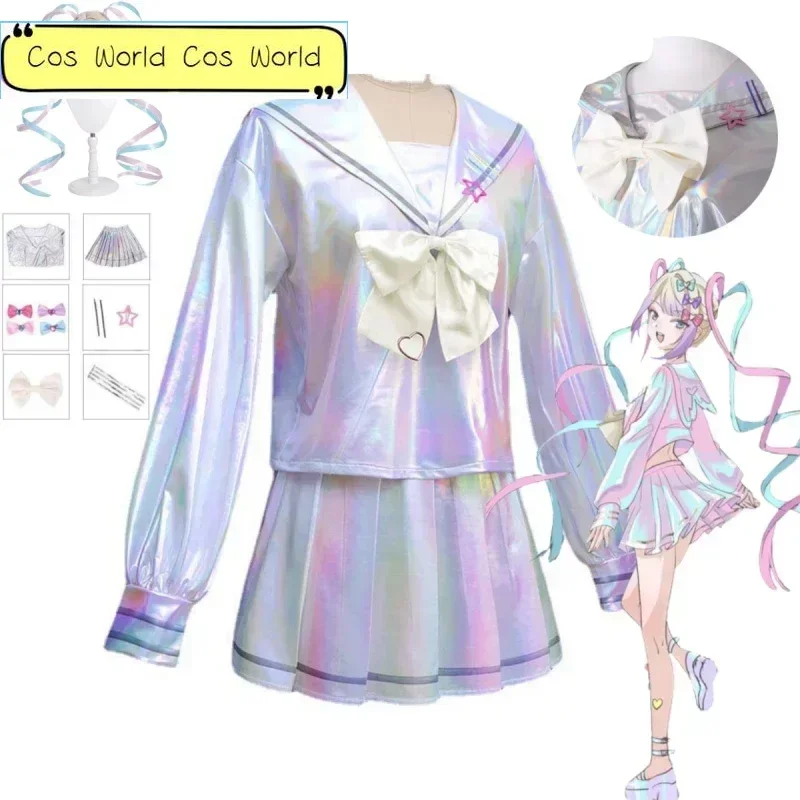 

Game NEEDY GIRL OVERDOSE KAngel Cosplay Lolita Girls' JK Sailor Uniform School Uniform Halloween Carnival Party Clothing