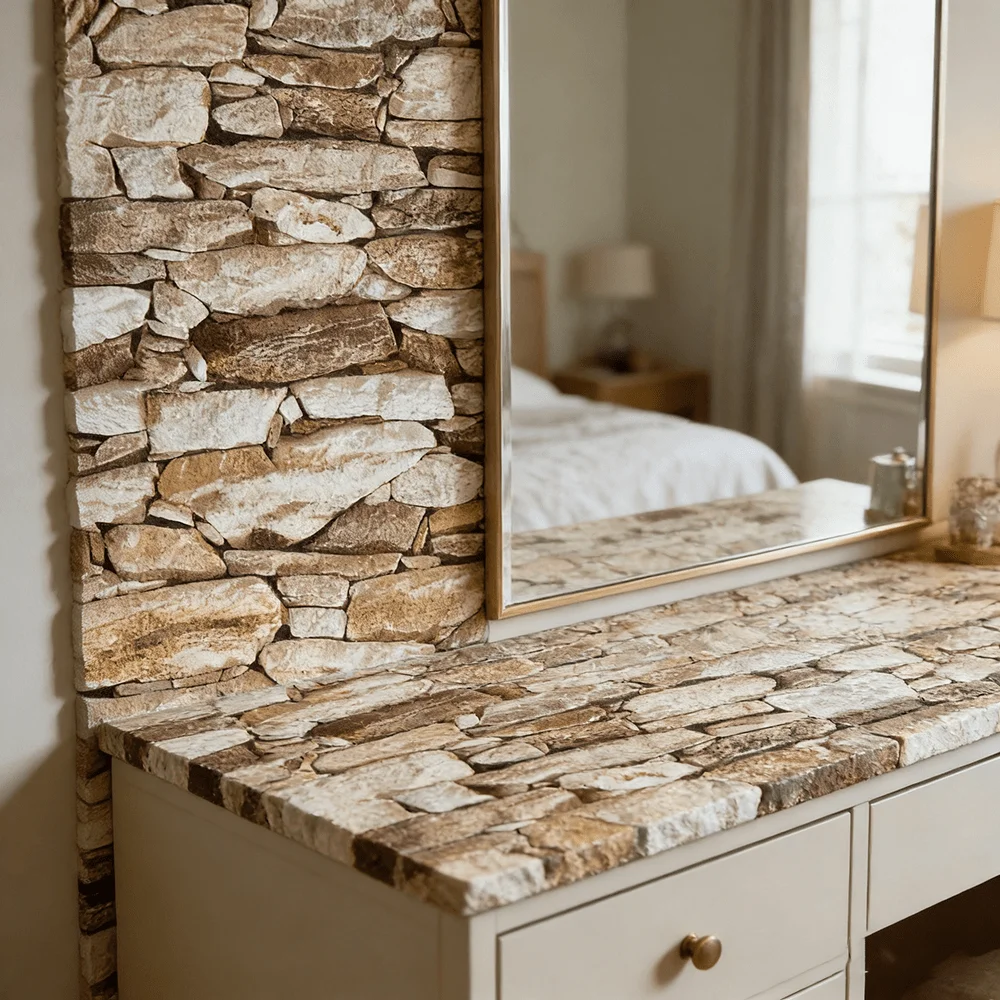 ניתן לשימוש מחדש 	 טפט דביק ומדביק, טפט עצמי ללא שרירים לקירות לרהיטים, איפור קיר DIY לעיצוב הבית