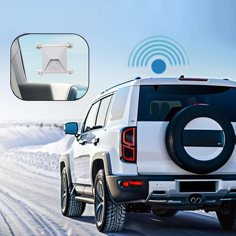 미니 선루프 흡착식 차량 마운트, 4개의 흡착판 베이스가 있는 안정적인 차량용 흡착컵 브래킷, 유연한 각도 조절 가능