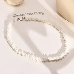 Bohemian Puka Shell Choker Necklace - Elegant Hawaiian Beach-Inspired Women's Gift (NC-1249S)