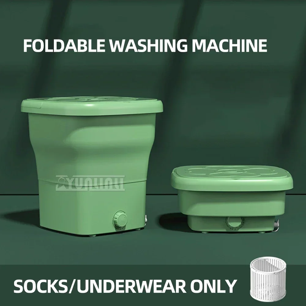 25L Large Capacity Portable Folding Washing Machine Automatic Mini Underwear Washing Machine 2