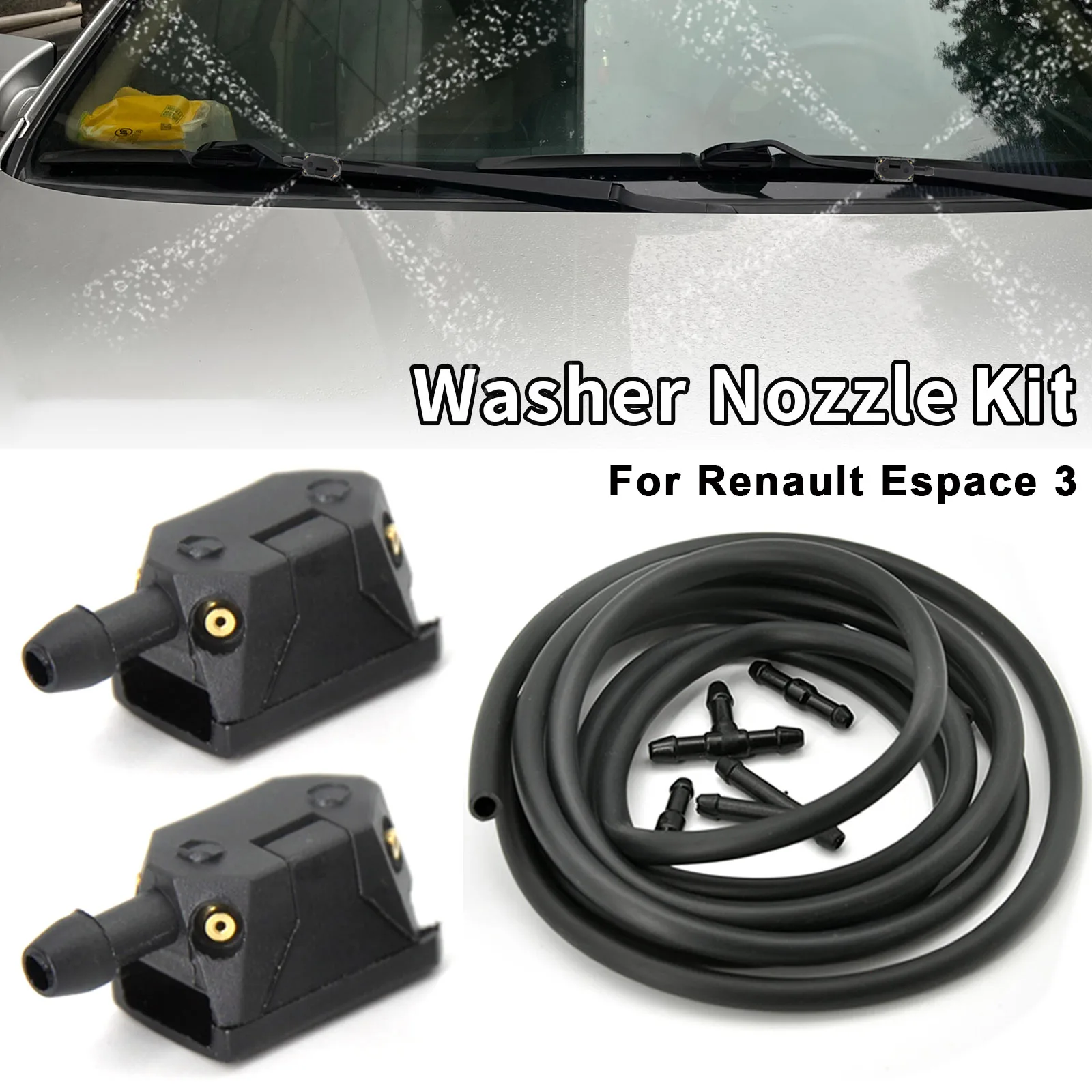 Car Windscreen Washer Wiper Jets Nozzles for VW Polo Golf for SEAT
