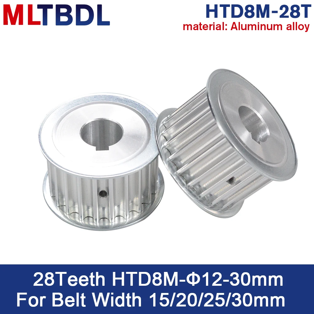 1pc HTD 8M 24 Dents Synchronisation Poulie Synchrone Alésage
