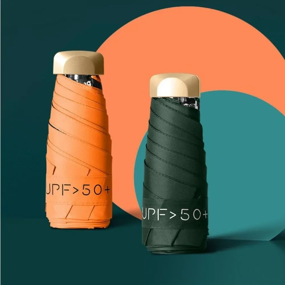 Mini Sun Umbrella Outdoor UV Protection Ultralight Folding Five-fold