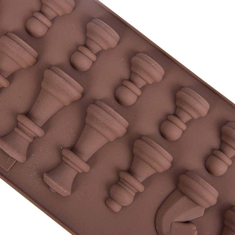 International Chess Shape Silicone Mold DIY Clay Epoxy Resin Mold Pendant Molds Entertainment for Chess Silicone Molds
