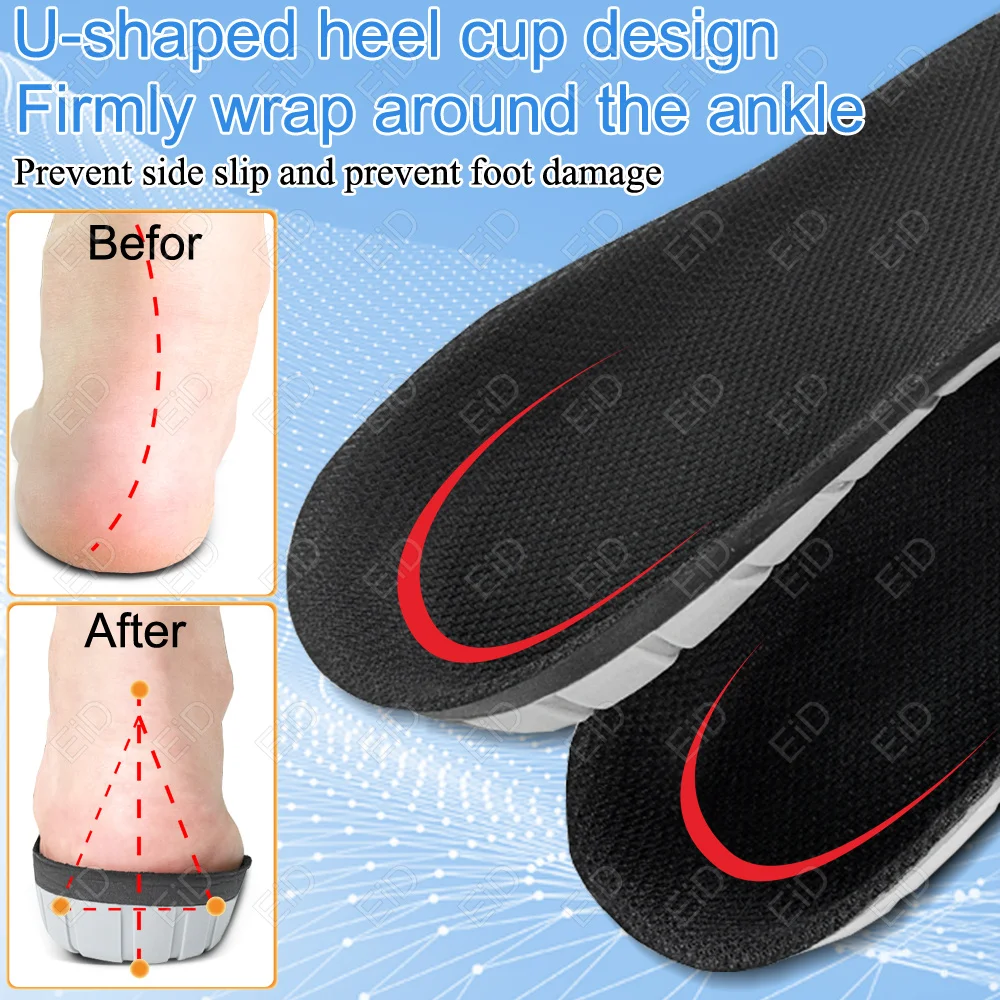 Neue ortho pä dische Einlegesohlen für Sportschuhe Männer Orthesen Plattfuß bogen für Planta rfasziitis Lauf einsätze Füße Massage Schuh polster – Detail 9