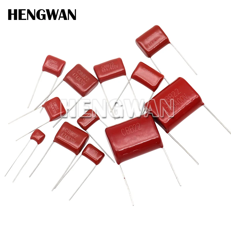 CBB Polypropylene Film Capacitor 10PCS 63V-2000V polypropylene film capacitor cbb capacitor