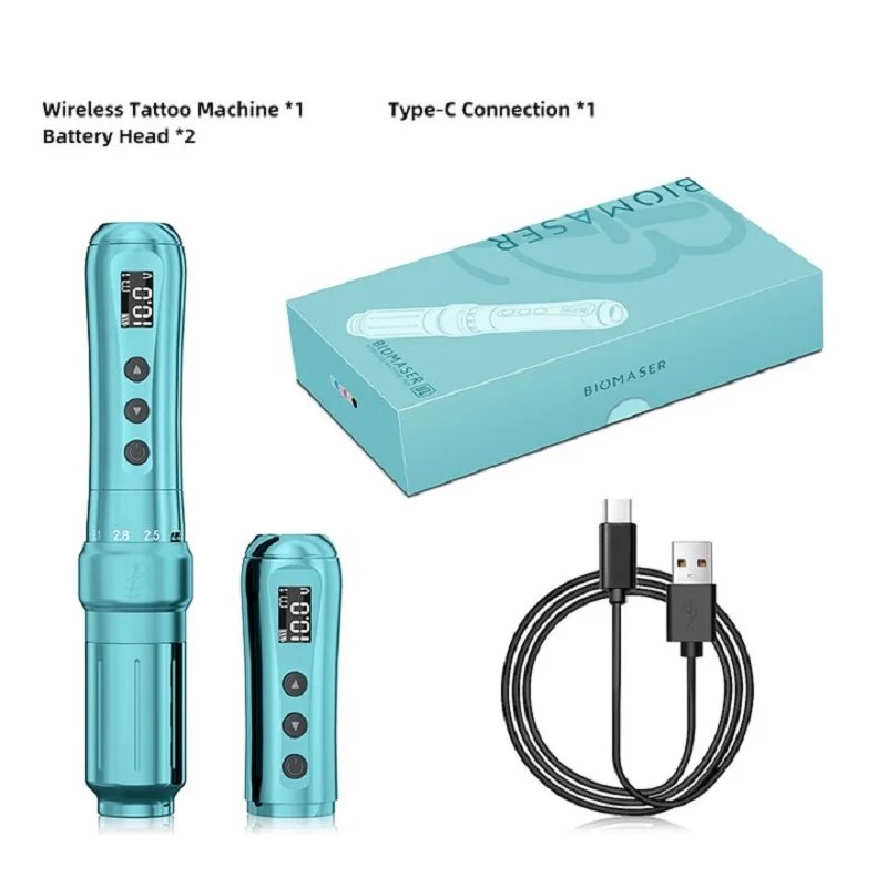 ワイヤレスタトゥーマシン　バッテリー2個付き ワイヤレスタトゥーマシン バッテリー2個付き Amazon.co.jp