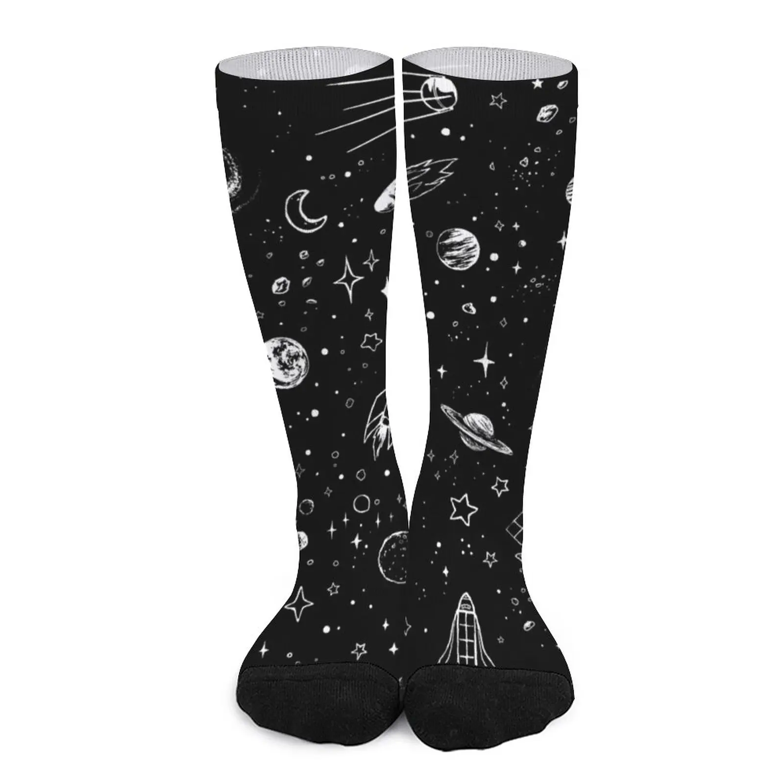 Space Socks funny sock socks men sheer socks men Women's compression sock